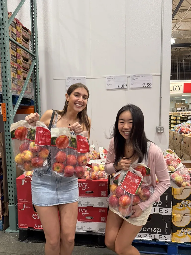 Apple shopping at Costco